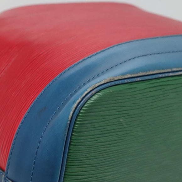LOUIS VUITTON Epi Toriko Color Noe Bag Red Blue Green M44084 LV Auth 129671
