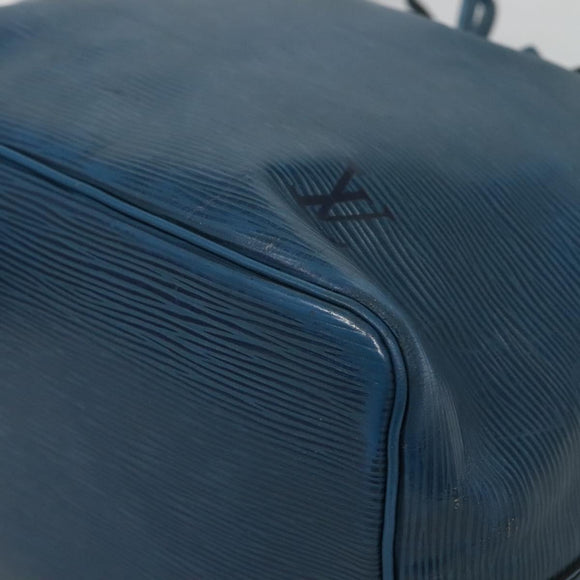 LOUIS VUITTON Epi Petit Noe Shoulder Bag Blue M44105 LV Auth 129672