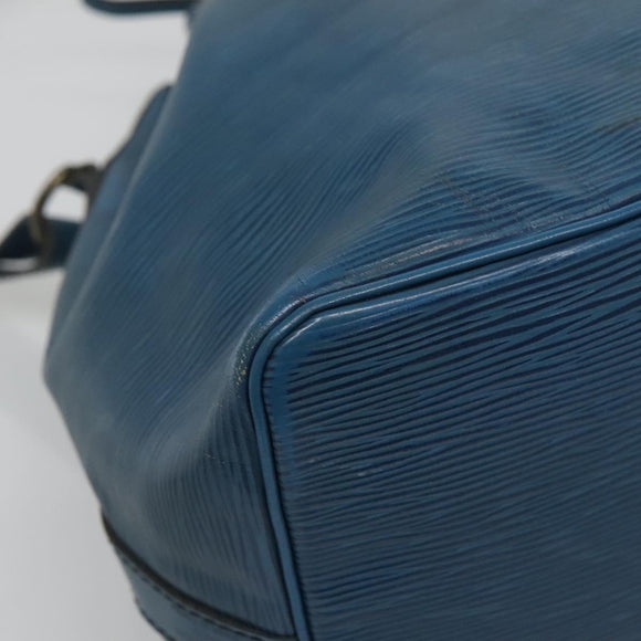 LOUIS VUITTON Epi Petit Noe Shoulder Bag Blue M44105 LV Auth 129672