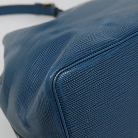 LOUIS VUITTON Epi Petit Noe Shoulder Bag Blue M44105 LV Auth 129672