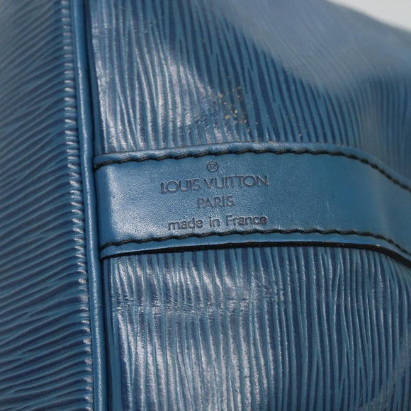 LOUIS VUITTON Epi Petit Noe Shoulder Bag Blue M44105 LV Auth 129672