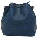 LOUIS VUITTON Epi Petit Noe Shoulder Bag Blue M44105 LV Auth 129672-2