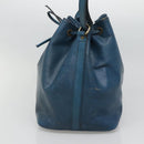 LOUIS VUITTON Epi Petit Noe Shoulder Bag Blue M44105 LV Auth 129672-4