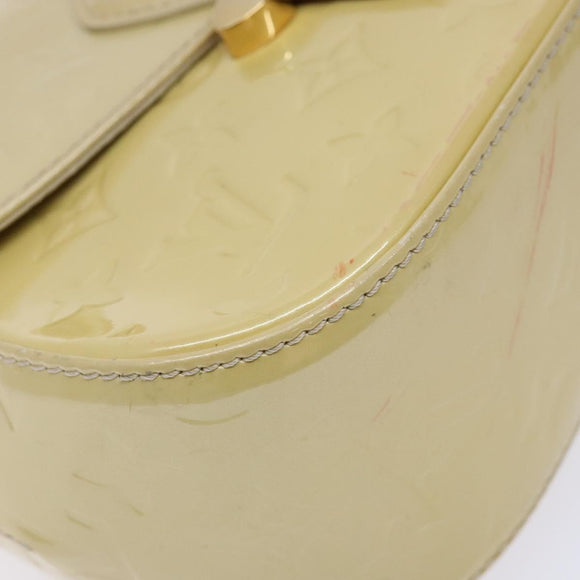 LOUIS VUITTON Vernis Bell Flower GM Shoulder Bag Broncorail M91706 Auth 129676