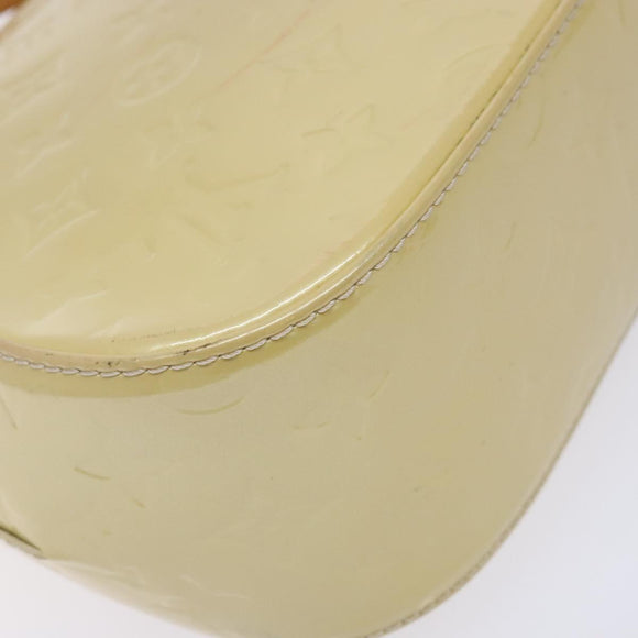 LOUIS VUITTON Vernis Bell Flower GM Shoulder Bag Broncorail M91706 Auth 129676