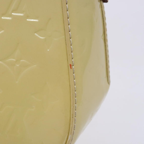 LOUIS VUITTON Vernis Bell Flower GM Shoulder Bag Broncorail M91706 Auth 129676