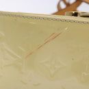 LOUIS VUITTON Vernis Bell Flower GM Shoulder Bag Broncorail M91706 Auth 129676-6