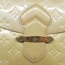 LOUIS VUITTON Vernis Bell Flower GM Shoulder Bag Broncorail M91706 Auth 129676-19