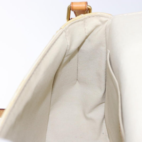 LOUIS VUITTON Vernis Bell Flower GM Shoulder Bag Broncorail M91706 Auth 129676