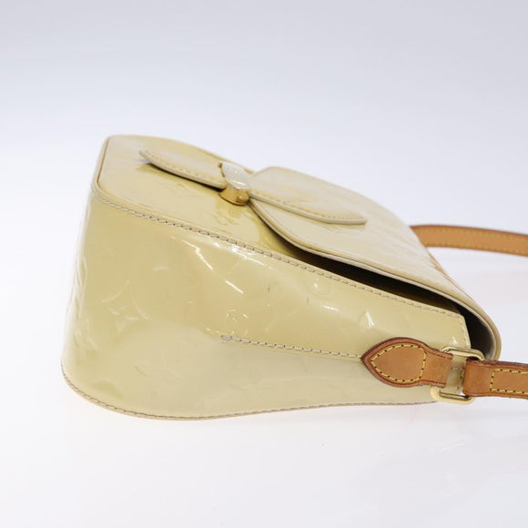 LOUIS VUITTON Vernis Bell Flower GM Shoulder Bag Broncorail M91706 Auth 129676