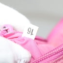 PRADA Hand Bag Nylon Pink Silver Auth 129678-12