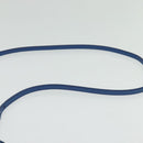 PRADA Shoulder Bag Nylon Gold Blue Auth 129679A-8