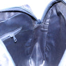 CELINE Sulky Hand Bag Canvas Navy Auth 129685-20