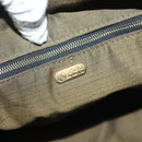 FENDI Zucca Canvas Vanity Pouch Black Brown Auth 129688-20