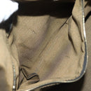 FENDI Zucca Canvas Vanity Pouch Black Brown Auth 129688-23