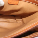 CELINE Macadam Canvas Shoulder Bag PVC Leather Brown Gold Auth 129705-20