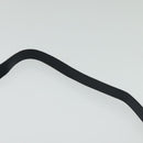 CELINE C Sulky Shoulder Bag Canvas Navy Gold Auth 129708-8