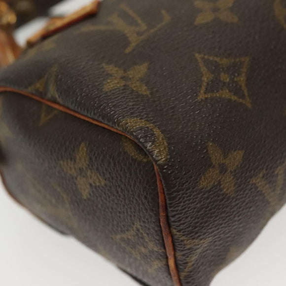 LOUIS VUITTON Monogram Mini Speedy Hand Bag M41534 LV Auth 129715