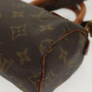 LOUIS VUITTON Monogram Mini Speedy Hand Bag M41534 LV Auth 129715-16