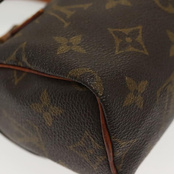 LOUIS VUITTON Monogram Mini Speedy Hand Bag M41534 LV Auth 129715
