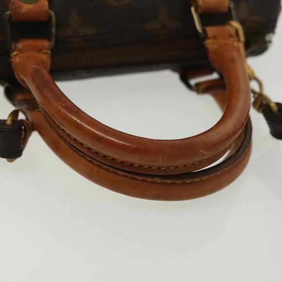 LOUIS VUITTON Monogram Mini Speedy Hand Bag M41534 LV Auth 129715