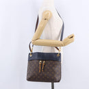 LOUIS VUITTON Monogram Tuile Reevess Umhängetasche 2way M43441 LV Auth 129721-35