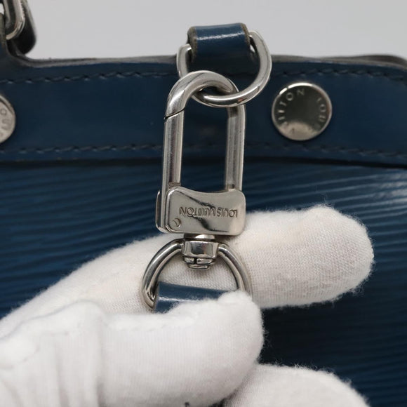 LOUIS VUITTON Epi Blair MM Hand Bag 2way Safir M40964 LV Auth 129726
