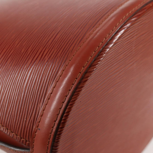 LOUIS VUITTON Epi Cluny Shoulder Bag Brown M52253 LV Auth 129727