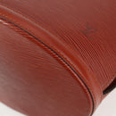 LOUIS VUITTON Epi Cluny Shoulder Bag Brown M52253 LV Auth 129727-16