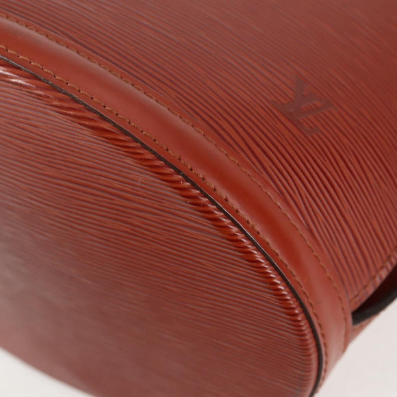 LOUIS VUITTON Epi Cluny Shoulder Bag Brown M52253 LV Auth 129727