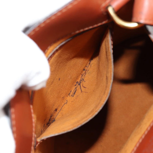 LOUIS VUITTON Epi Cluny Shoulder Bag Brown M52253 LV Auth 129727