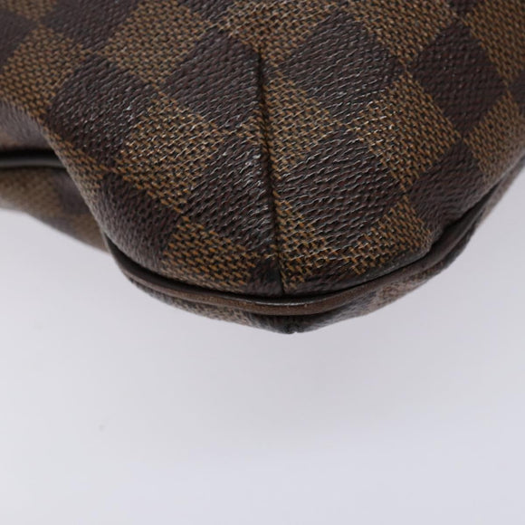 LOUIS VUITTON Damier Ebene Bloomsbury PM Shoulder Bag N42251 LV Auth 129730