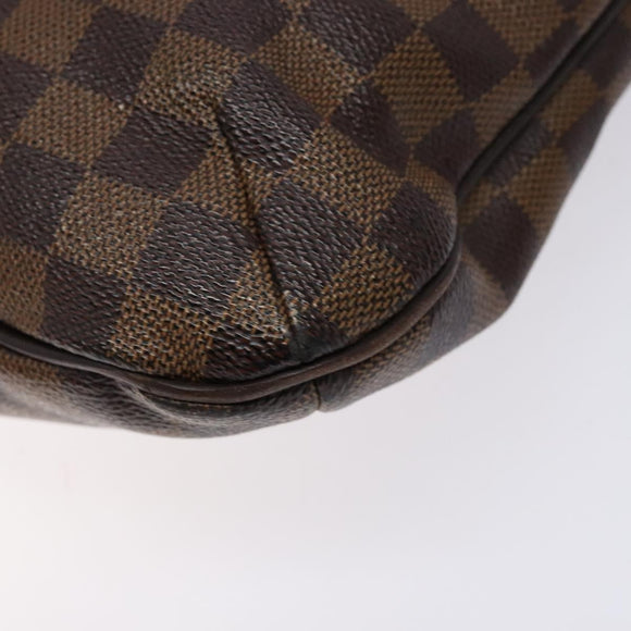LOUIS VUITTON Damier Ebene Bloomsbury PM Shoulder Bag N42251 LV Auth 129730