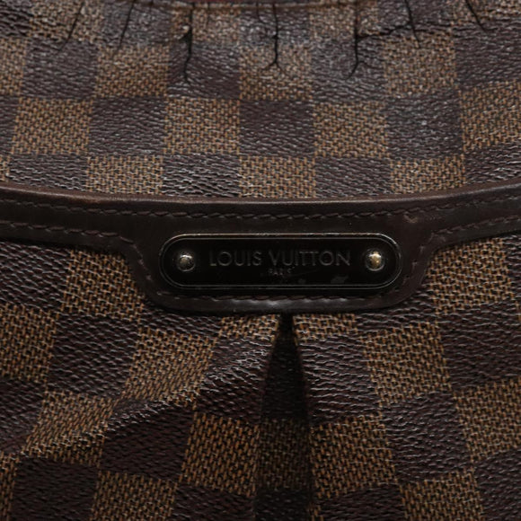 LOUIS VUITTON Damier Ebene Bloomsbury PM Shoulder Bag N42251 LV Auth 129730