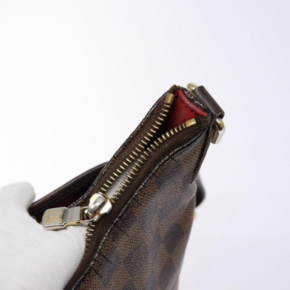 LOUIS VUITTON Damier Ebene Bloomsbury PM Shoulder Bag N42251 LV Auth 129730