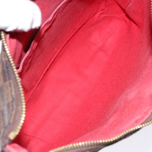 LOUIS VUITTON Damier Ebene Bloomsbury PM Shoulder Bag N42251 LV Auth 129730