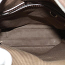 LOUIS VUITTON Cuir Bequia Porte Documents Vertical Bag Dark Brown LV Auth 129732-11