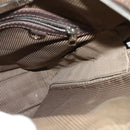 LOUIS VUITTON Cuir Bequia Porte Documents Vertical Bag Dark Brown LV Auth 129732-21