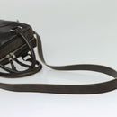 LOUIS VUITTON Cuir Bequia Porte Documents Vertical Bag Dark Brown LV Auth 129732-8