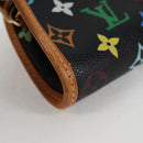 LOUIS VUITTON Monogram Multicolor Shirley Shoulder Bag Black M40050 Auth 129733V-14