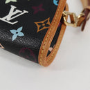 LOUIS VUITTON Monogram Multicolor Shirley Shoulder Bag Black M40050 Auth 129733V-15