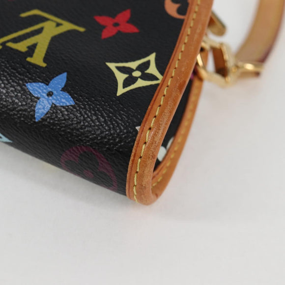 LOUIS VUITTON Monogram Multicolor Shirley Shoulder Bag Black M40050 Auth 129733V
