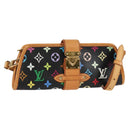 LOUIS VUITTON Monogram Multicolor Shirley Shoulder Bag Black M40050 Auth 129733V-1
