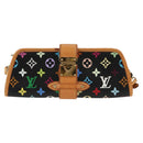 LOUIS VUITTON Monogram Multicolor Shirley Shoulder Bag Black M40050 Auth 129733V-13