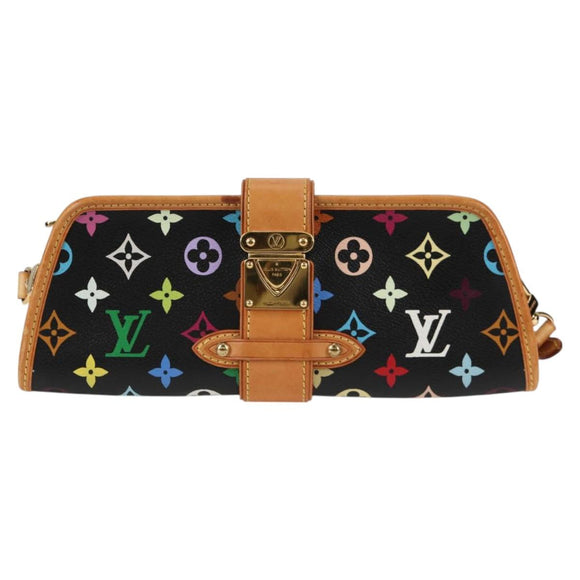 LOUIS VUITTON Monogram Multicolor Shirley Shoulder Bag Black M40050 Auth 129733V