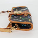 LOUIS VUITTON Monogram Multicolor Shirley Shoulder Bag Black M40050 Auth 129733V-3