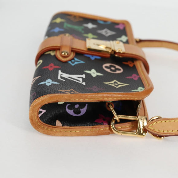 LOUIS VUITTON Monogram Multicolor Shirley Shoulder Bag Black M40050 Auth 129733V