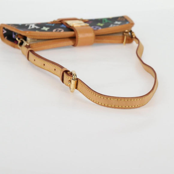 LOUIS VUITTON Monogram Multicolor Shirley Shoulder Bag Black M40050 Auth 129733V
