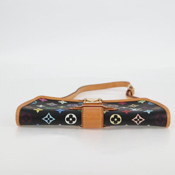 LOUIS VUITTON Monogram Multicolor Shirley Shoulder Bag Black M40050 Auth 129733V
