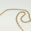 CHANEL Matelasse Chain Shoulder Bag Lamb Skin Ivory Gold CC Auth 129736-8